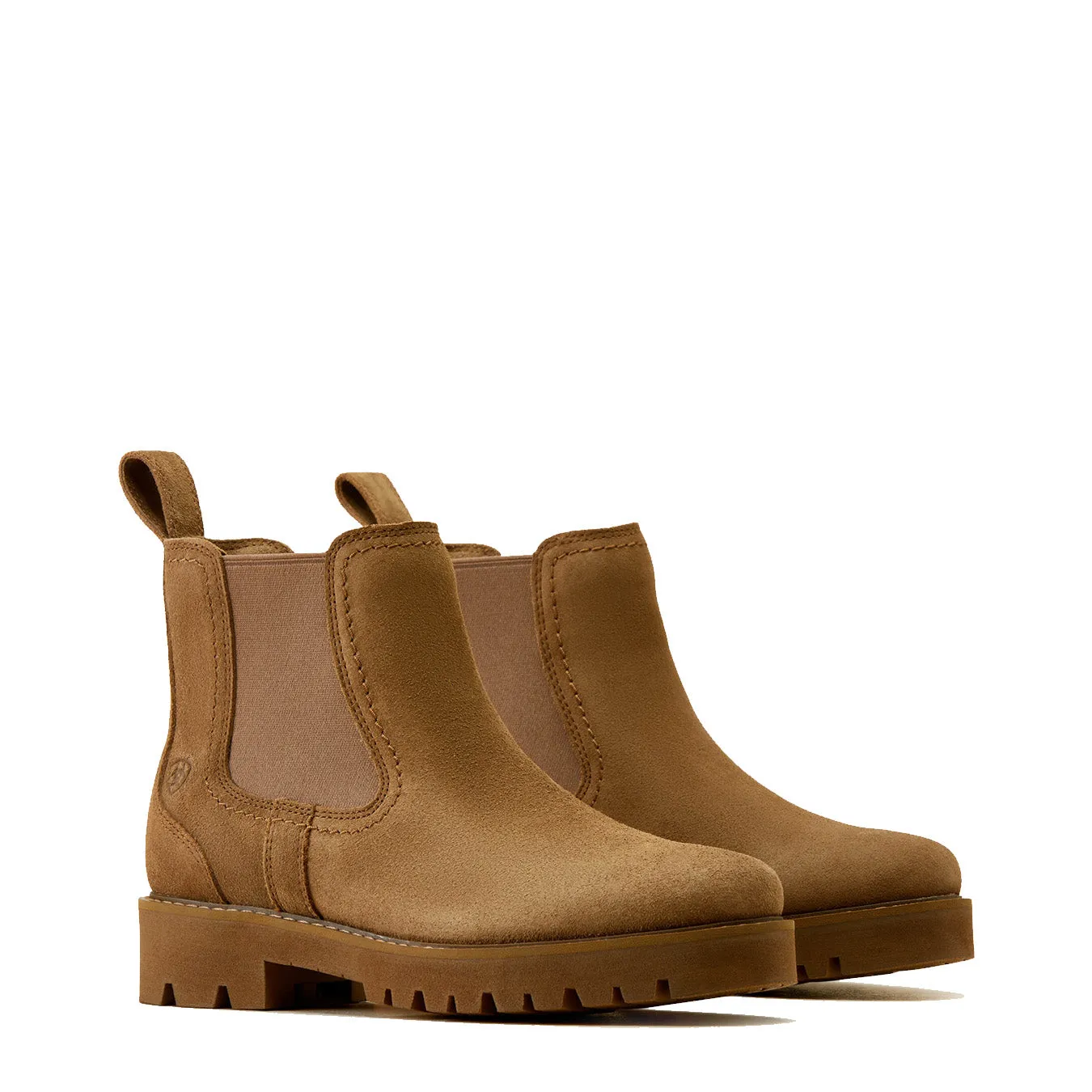 Minimalist Adjustable buckle Ariat Womens Wexford Lug Chelsea Boot Dark Moss