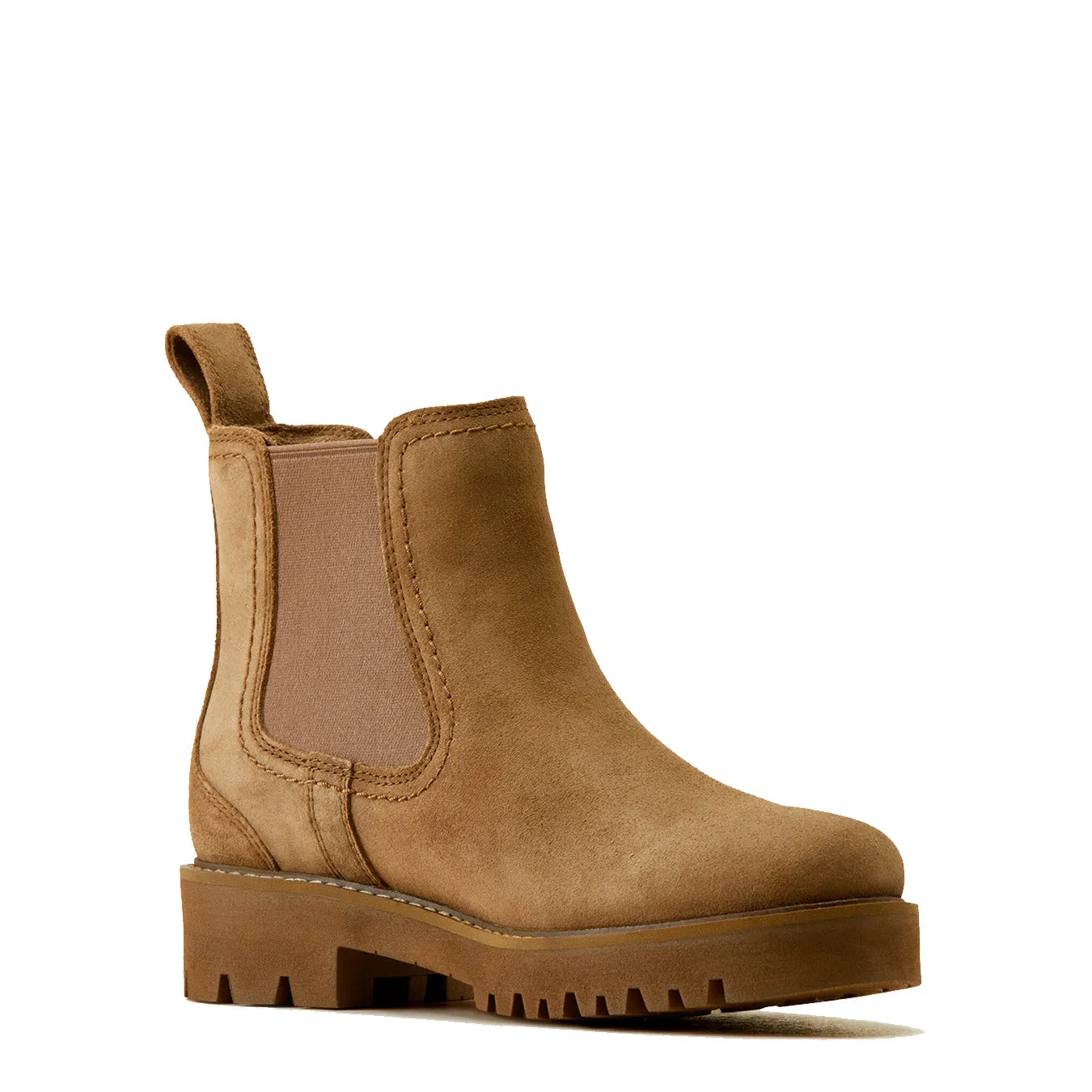 Cool Look Lace Up Design Ariat Womens Wexford Lug Chelsea Boot Dark Moss