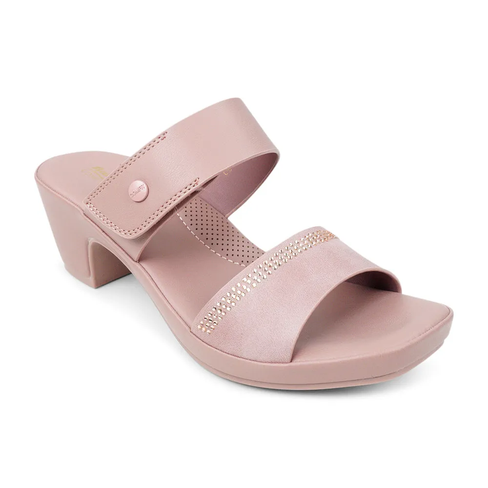 Zero Rise Dress Shoes Bata Comfit VIVA Low-Block Slip-on Heel