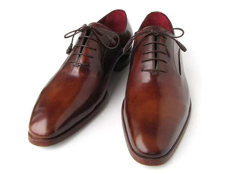 Paul Parkman Men's Plain Toe Brown Calfskin Oxfords Best Shoes Dress