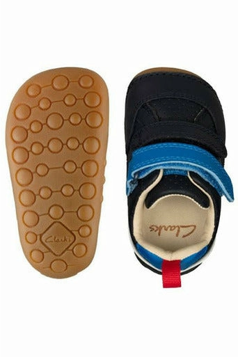 Clarks Tiny Sky T Navy Party Step Urban View