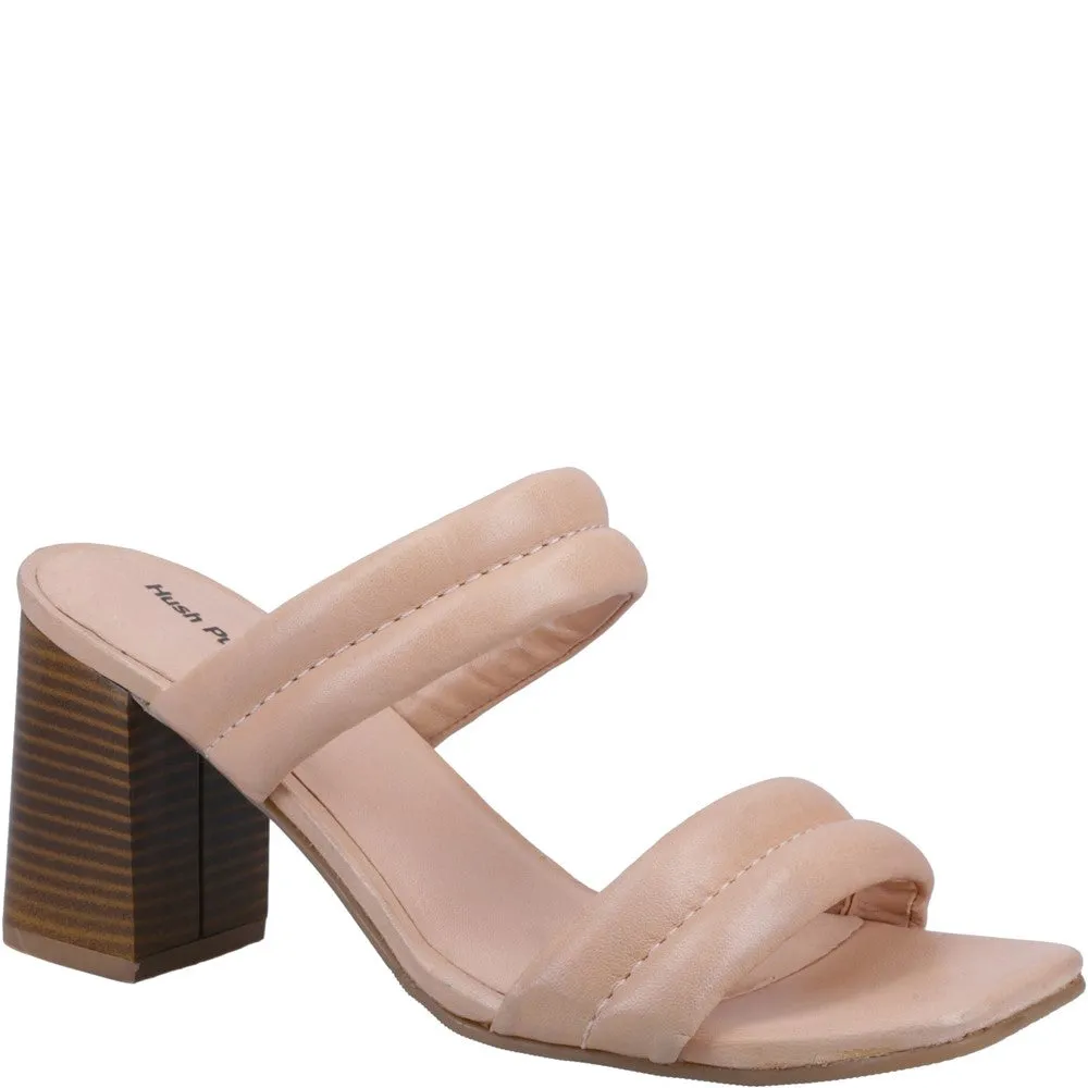 Platform Sole Weave Style Hush Puppies Katie Heeled Sandal
