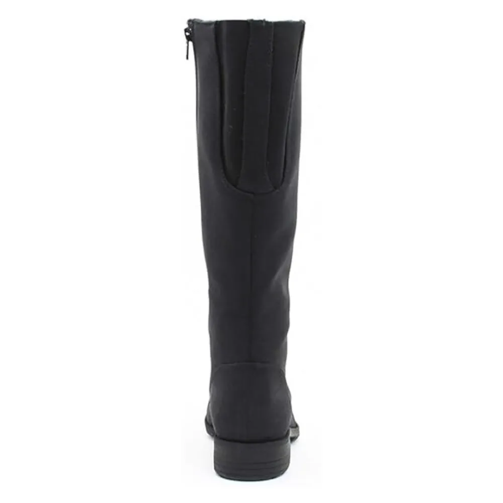 Toe Warmers Runa Black Waterproof Boot (Women's) Pull On Rain Boots