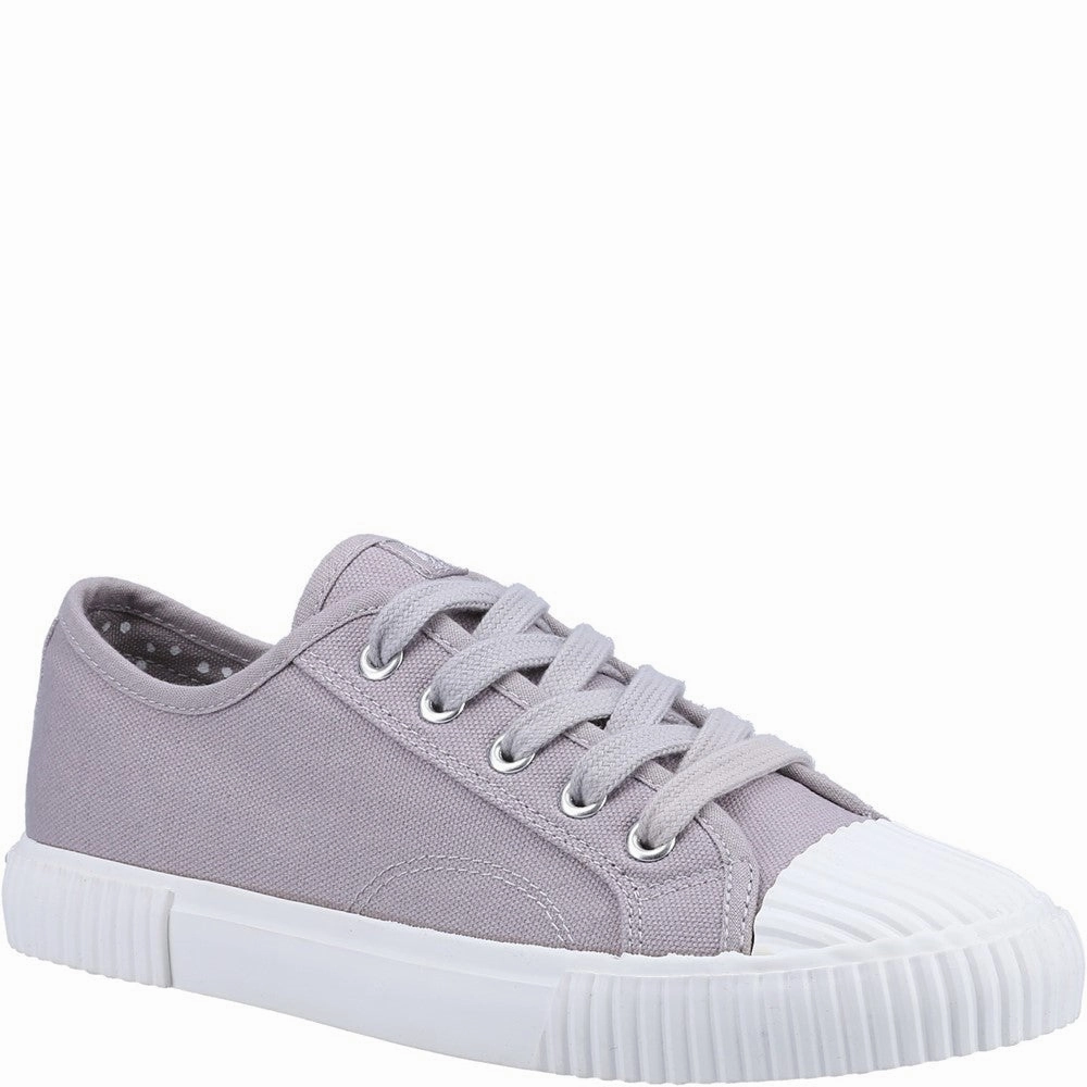 Supportive Fit Toe Area Hush Puppies Brooke Canvas Trainer