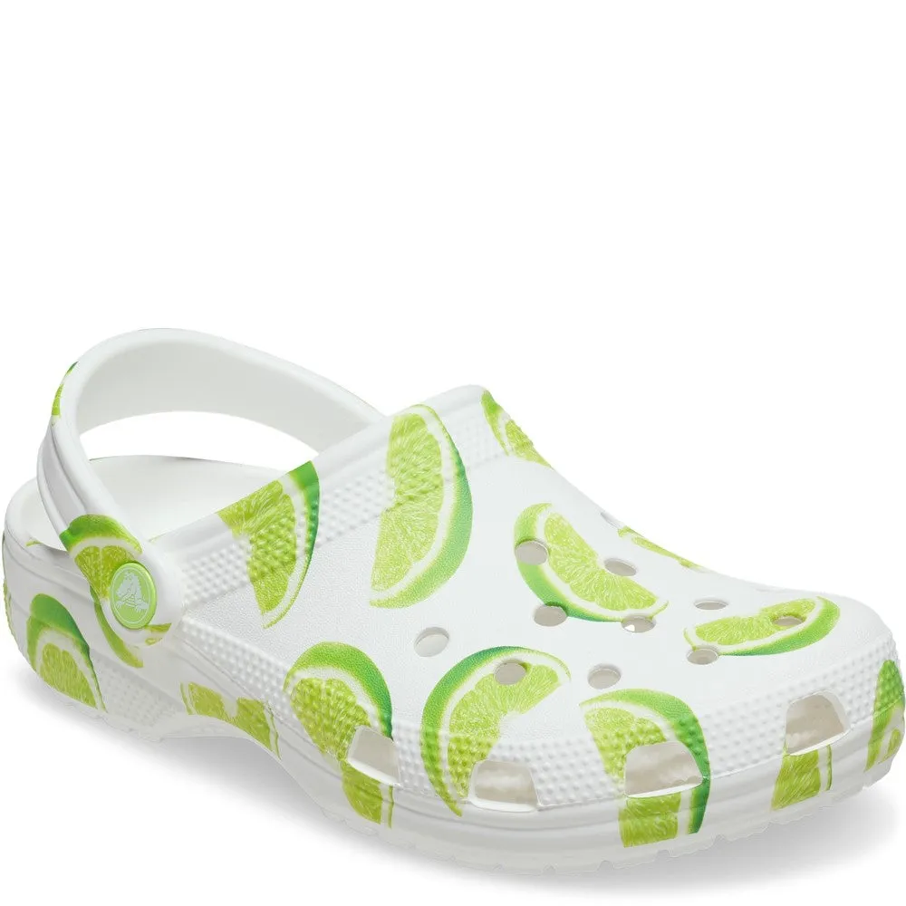 Crocs Unisex Classic Graphic Clog Adjustable Straps Sole Traction