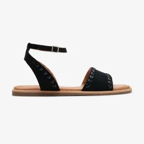 Womens - Maritime May Black Suede Summer Travel Footwear