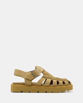 Leg Ease Meare Buckle. (w) Dark Maple Suede