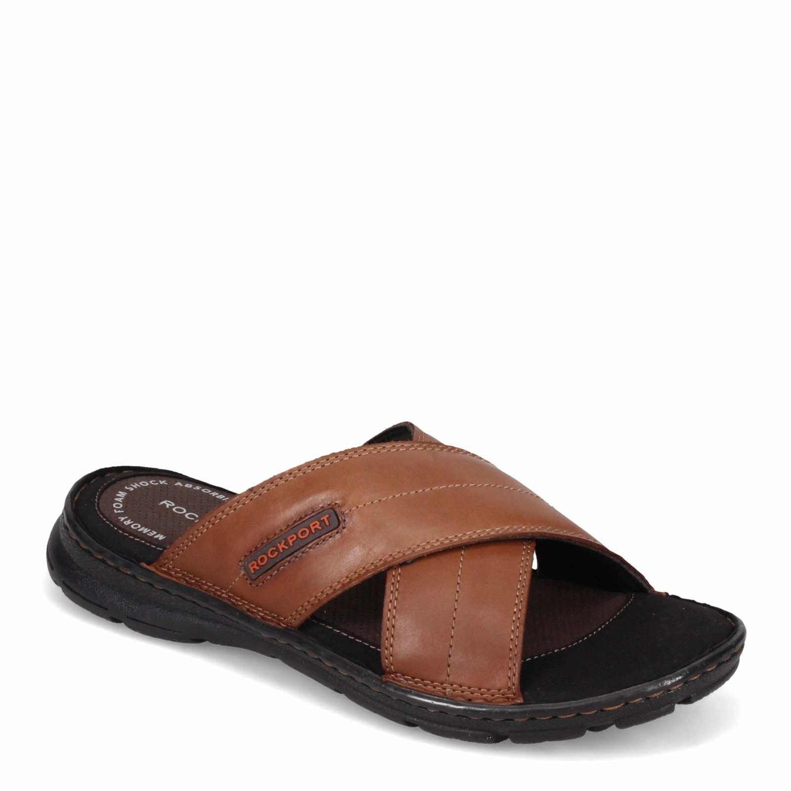 Men's Rockport, Darwyn Cross Band Slide Sandal Easy-to-Wear Shoes