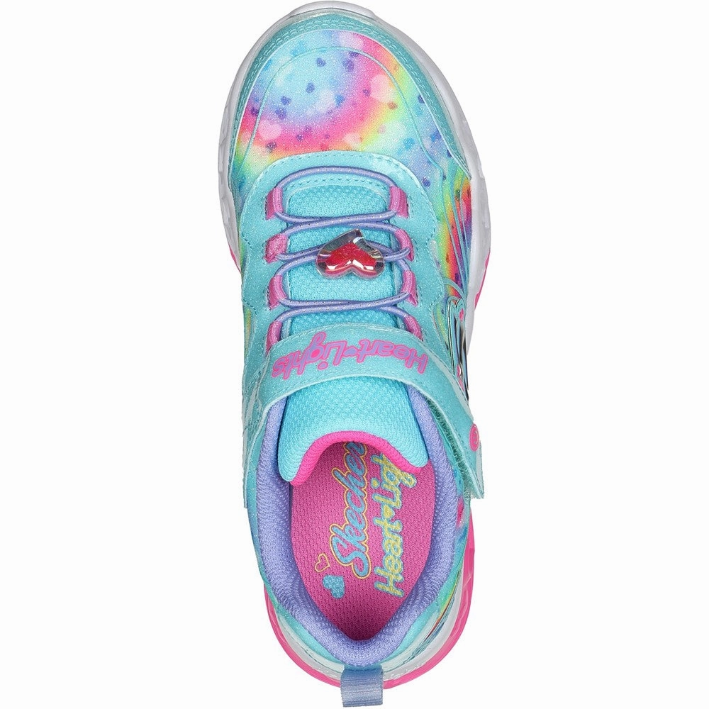 Skechers Flutter Heart Lights - Groovy Swirl Shoe Team Day ergonomic