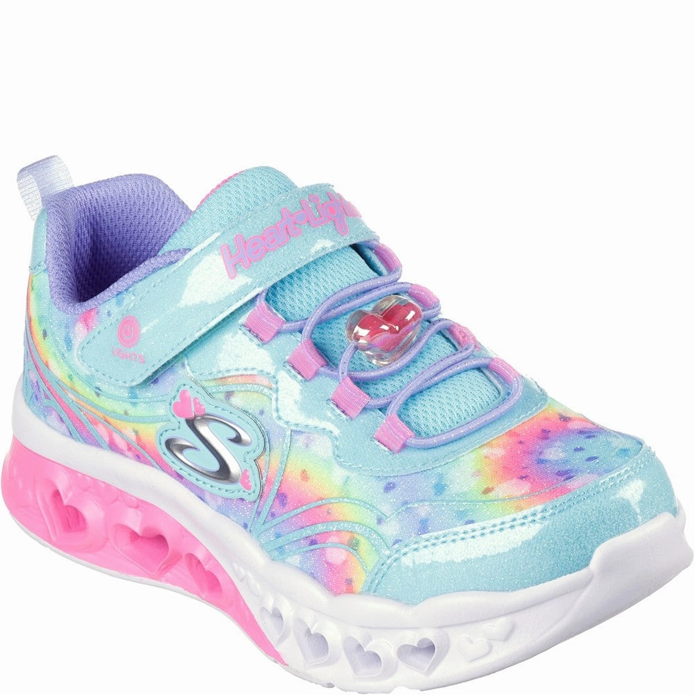 Skechers Flutter Heart Lights - Groovy Swirl Shoe Leisure Day