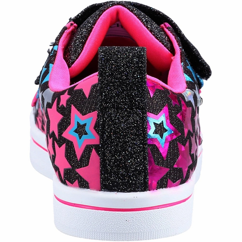 Skechers Twinkle Toes: Sparkle Rayz - Star Blast Trainers Grab Easy