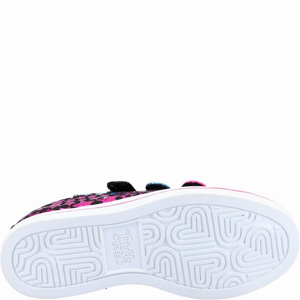 Trail Step City Mood Skechers Twinkle Toes: Sparkle Rayz - Star Blast Trainers
