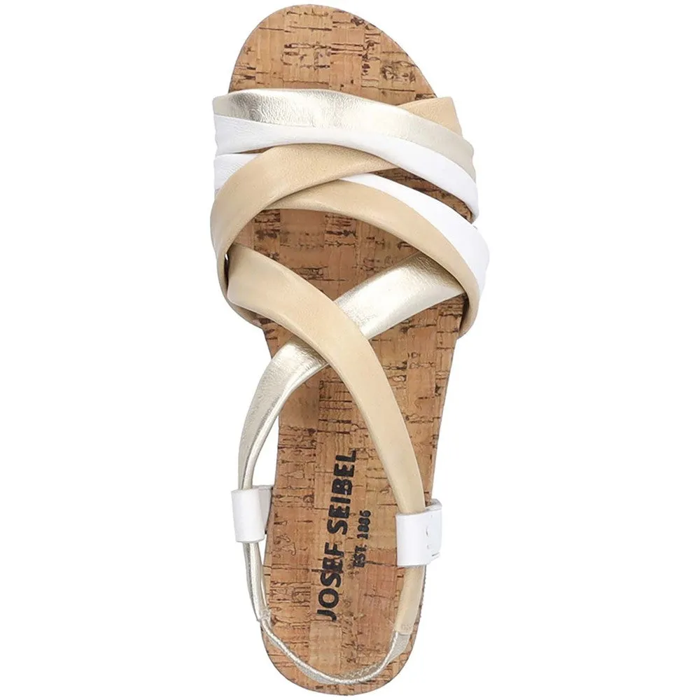 Josef Seibel Henriette leather sandal heel cup Chic Open-toe Shoes