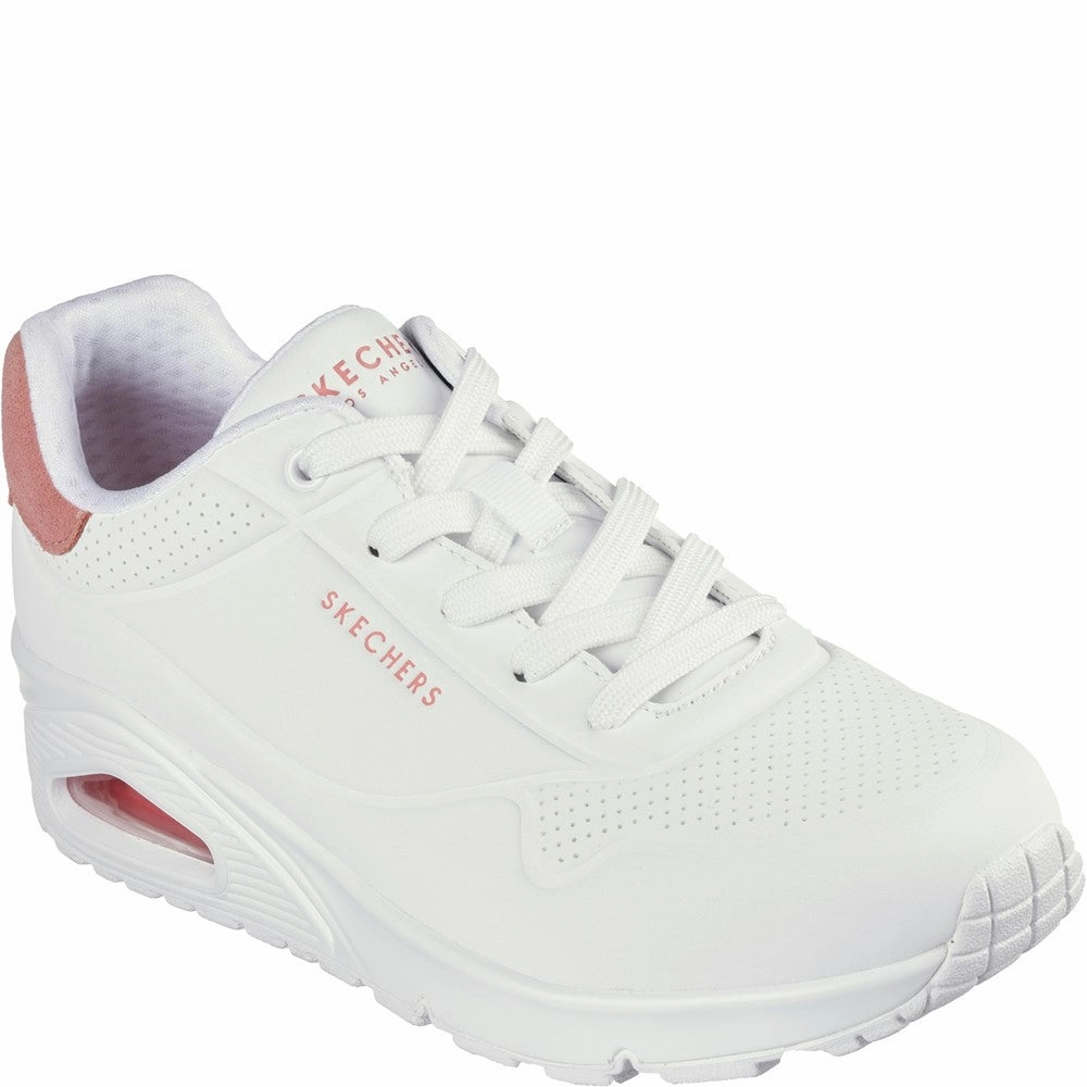 Cross training running in famous tracks shoes Skechers Uno - Pop Back Shoes