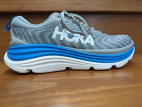 Hoka Gaviota 5 Limestone/Diva Blue 1127929-LDVB &1134234-LDVB Clear Step rubber