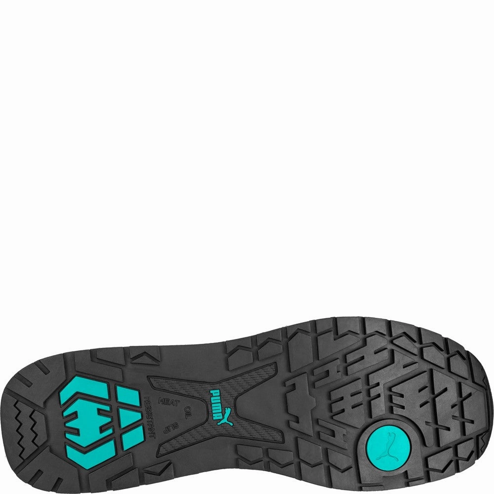 Puma Safety Vivid Green Heart Low Trainer all - weather - use shoes running for health improvement