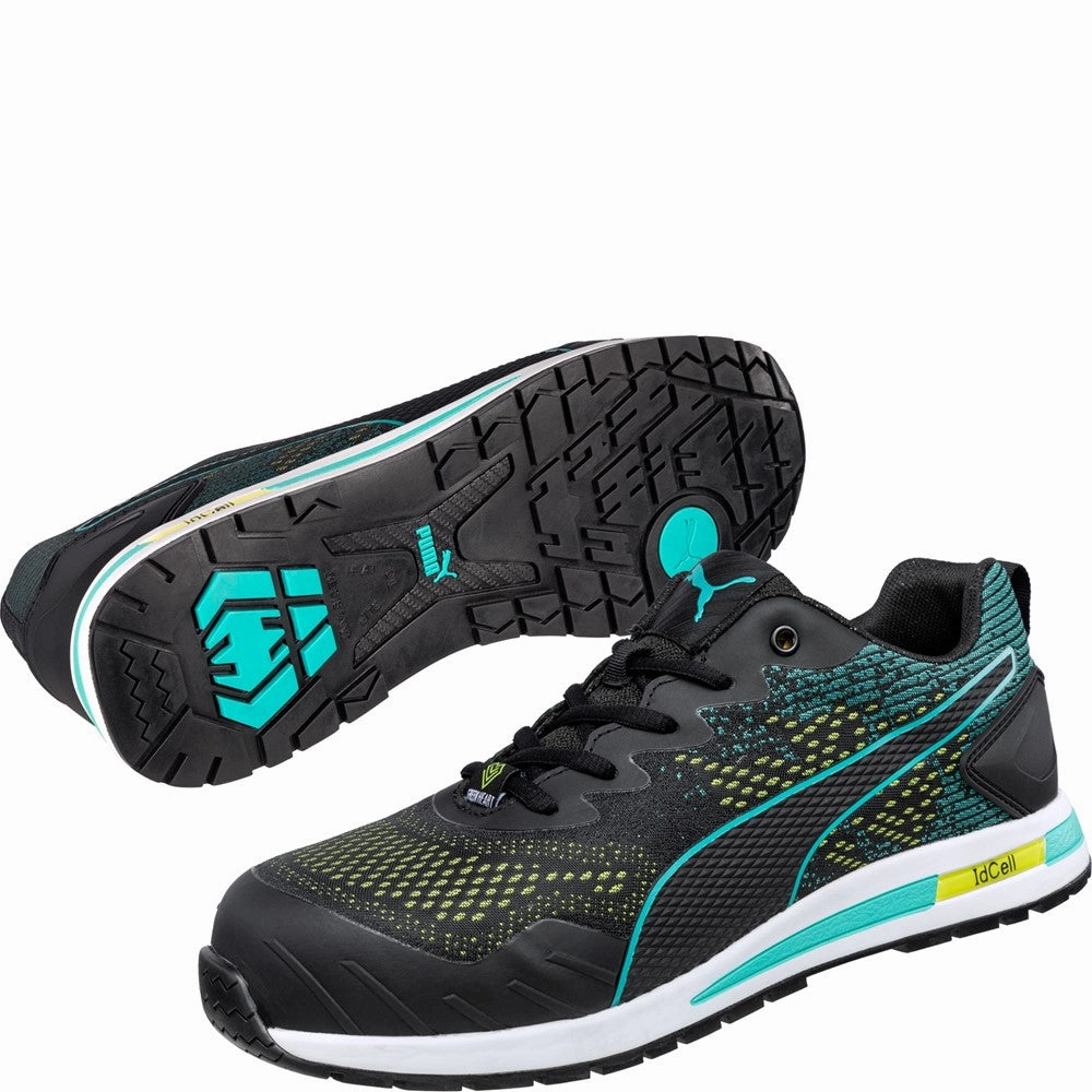 well - being Puma Safety Vivid Green Heart Low Trainer