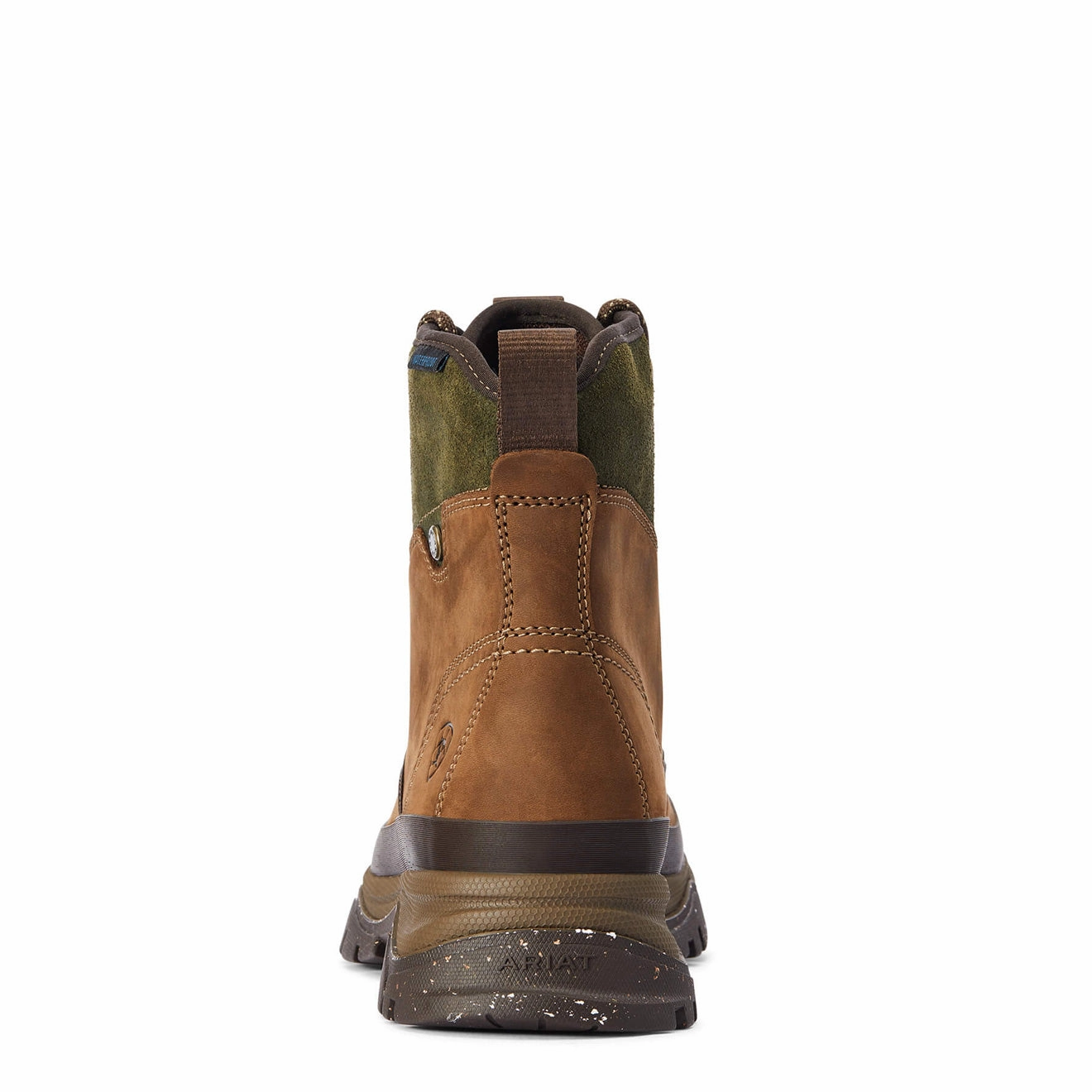 Ariat Womens Moresby Waterproof Boot Oily Distressed Brown / Olive Heavy - duty
