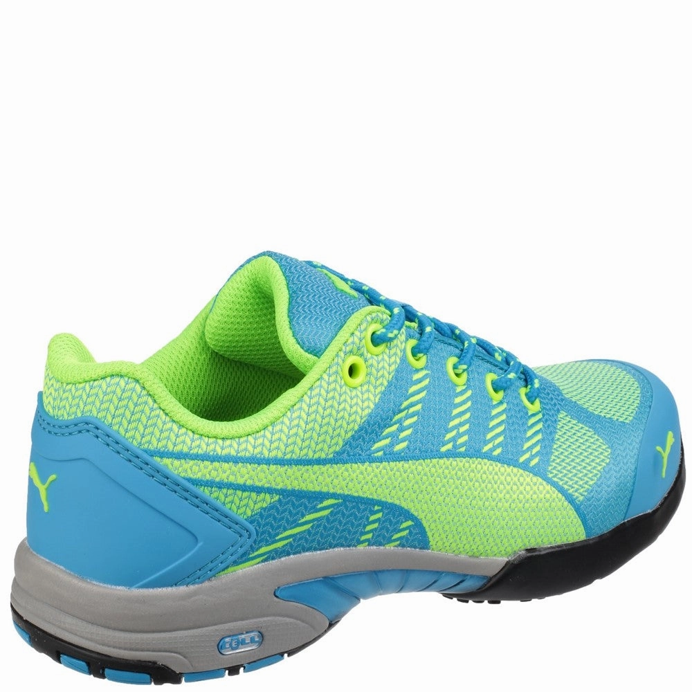 Puma Safety Celerity Knit Ultra Lightweight Safety Trainer waterproof nylon shoes running in a modern bridge area shoes