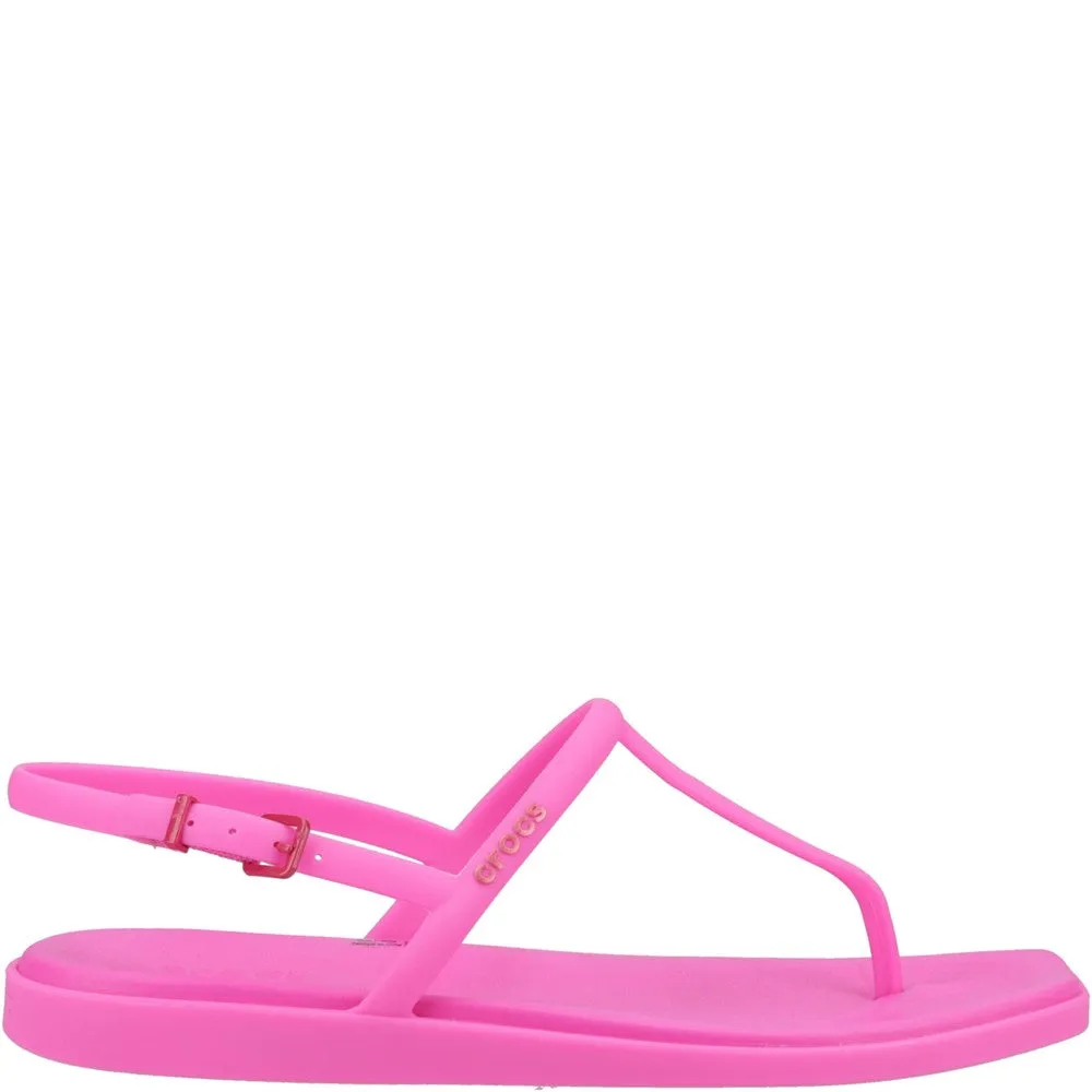 Crocs Miami Thong Flip Summer Open Toe Shoes On-the-Go Fit