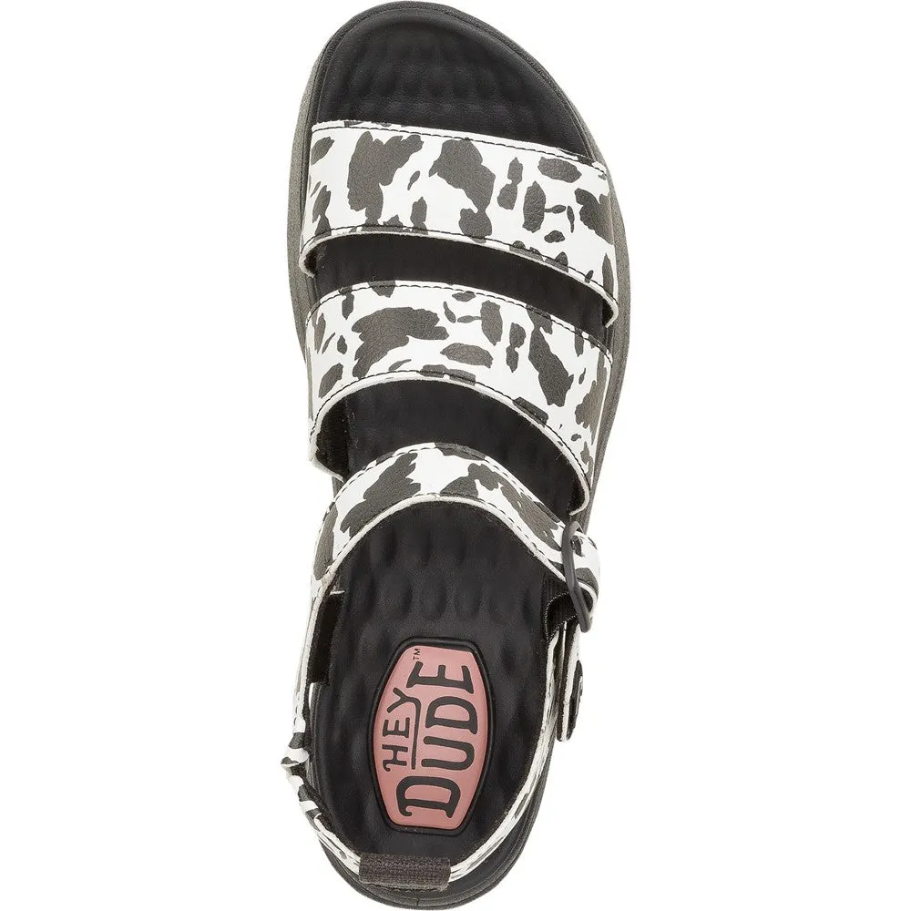 HEYDUDE Delray Buckle Animal Sandal Fashion-Forward Design Hiking