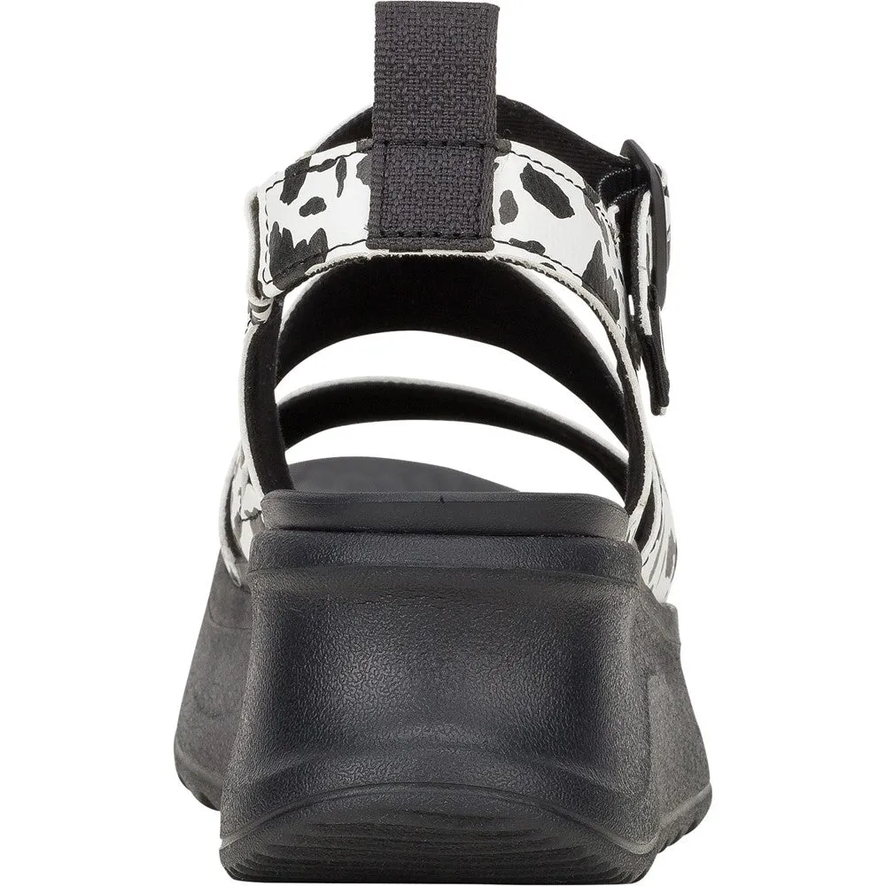 HEYDUDE Delray Buckle Animal Sandal Fresh Touch Coast Line