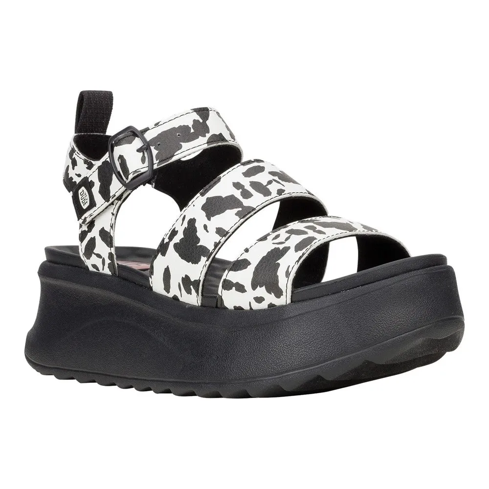 Quick Grab Soft Cushioning Shoes HEYDUDE Delray Buckle Animal Sandal