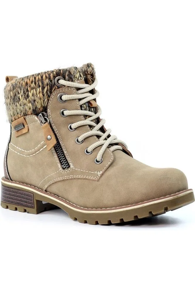 Lunar Millie Stone Waterproof Boot GLB123 Slip Resistant Sole