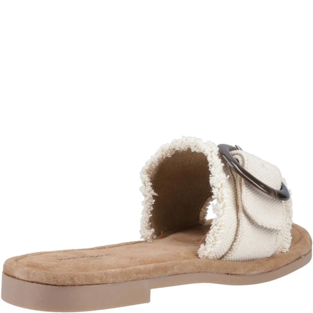 Minimal Bulk Soft Insole Hush Puppies Hayley Buckle Slide