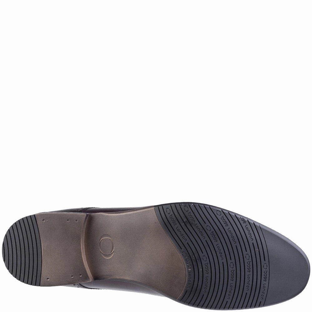 True Fit Base London Westbury Washed Plain Toe Derby Shoe