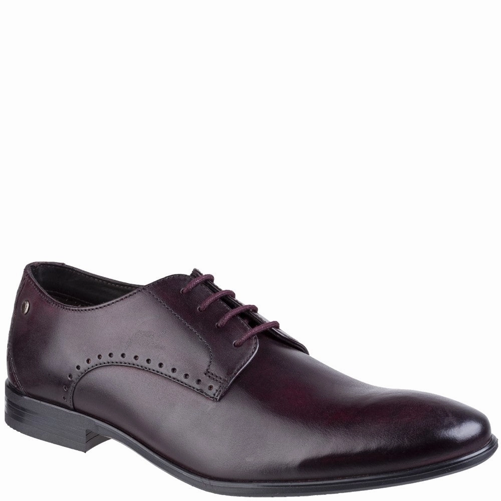 Base Pace Street Formal Base London Westbury Washed Plain Toe Derby Shoe