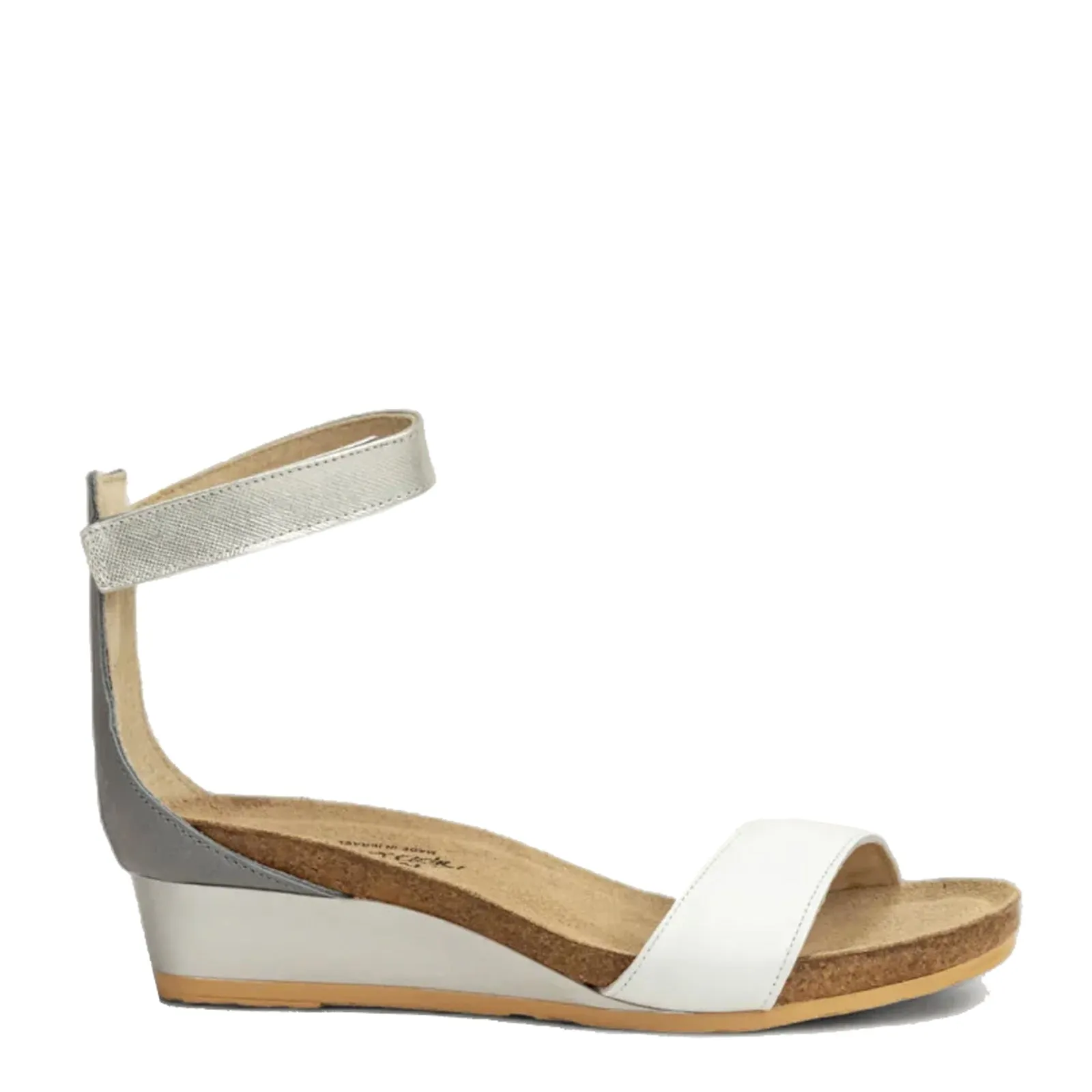 Women's Naot, Pixie Sandal Metal Ring Balanced feel