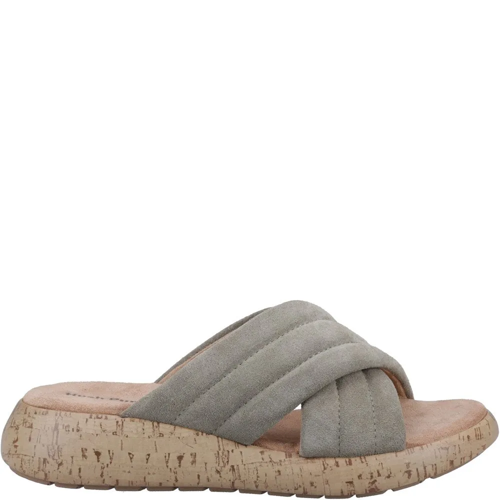 Hush Puppies Sarah Slide Comfy Strap Indoor Wear