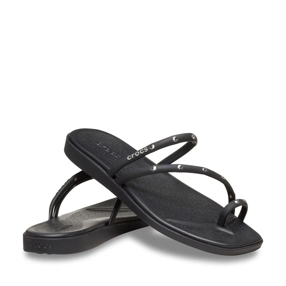 Crocs Miami Studded Toe Loop Sandal Sidewalk Ready