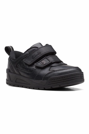 Clarks Palmer Mist Kid in black leather Spa Mood