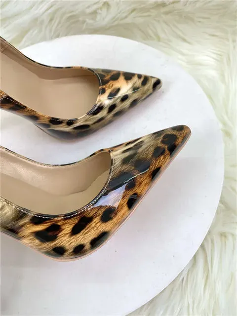 Keshangjia Leopard Printed Stiletto Pumps Asics Running Shoes Big 5