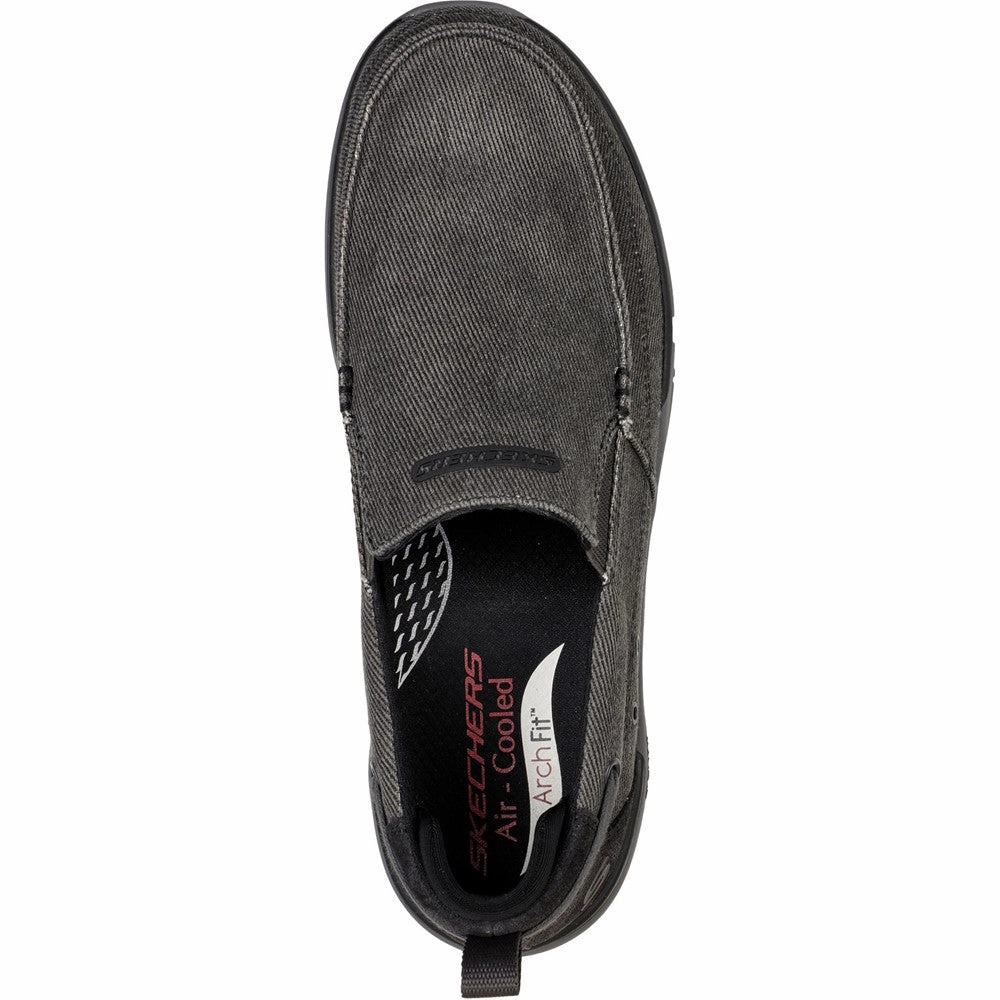 Skechers Arch Fit Melo Port Bow Shoes Versatile Upper Buckle Design