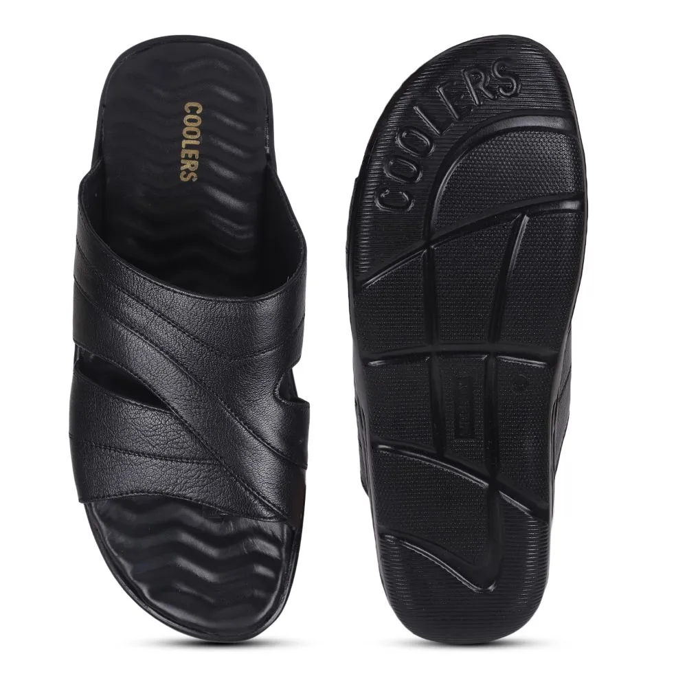 Acorn Slippers Sale Coolers by Liberty Men LG-751 Black Casual Slippers