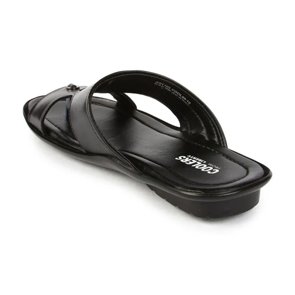 Coolers Casual (Black) Slippers For Men COOL99-12 By Liberty Reddit Slippers
