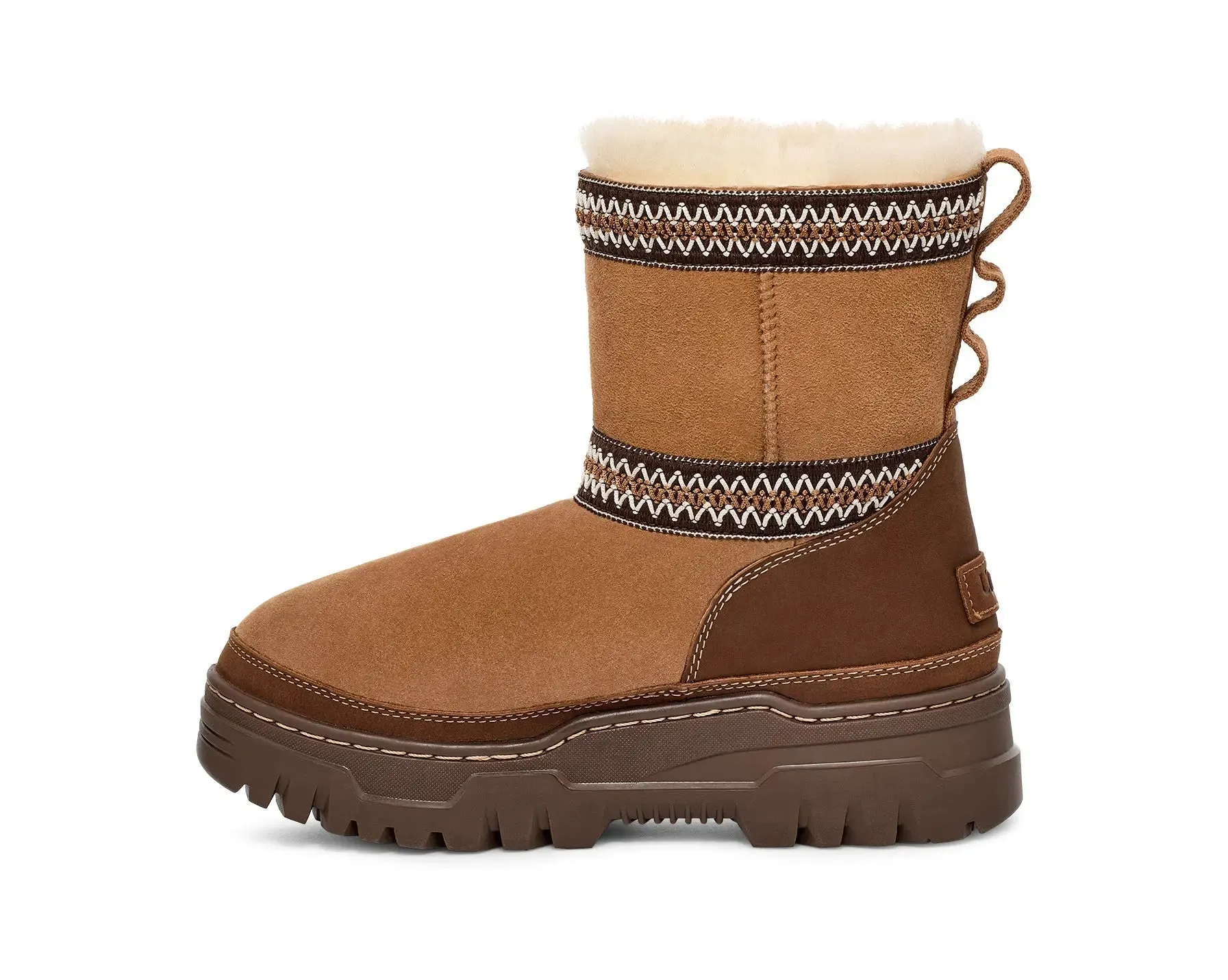 UGG Women's Classic Mini Trailgazer  Cozy, Waterproof & Winter-Ready Apple Bottom Snow Boots