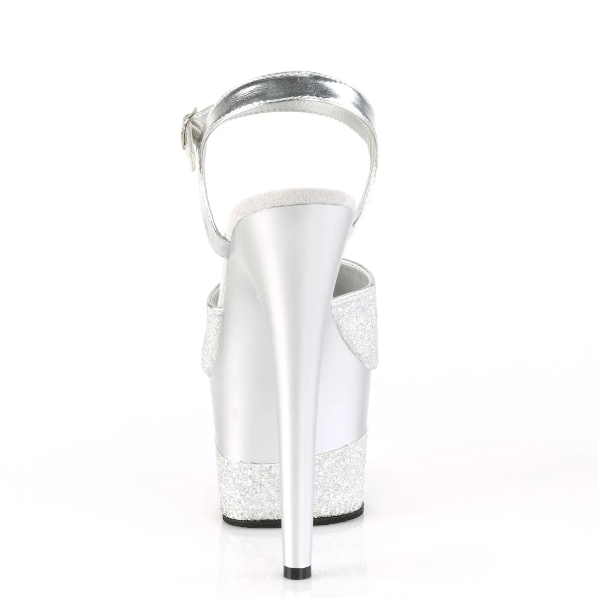 Asics Gel-lyte Iii Og Casual Shoes ADORE-709-2G Pleaser Silver Sexy Platform Shoes (Pole Dancing Heels)