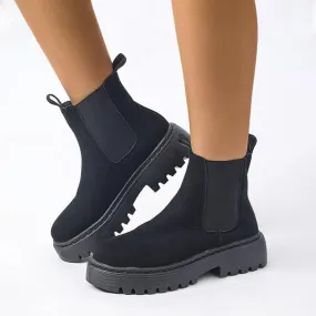 Adidas Y3 Running Shoes Women's Casual Slip-on Thick-soled Martin Boots 16473877S