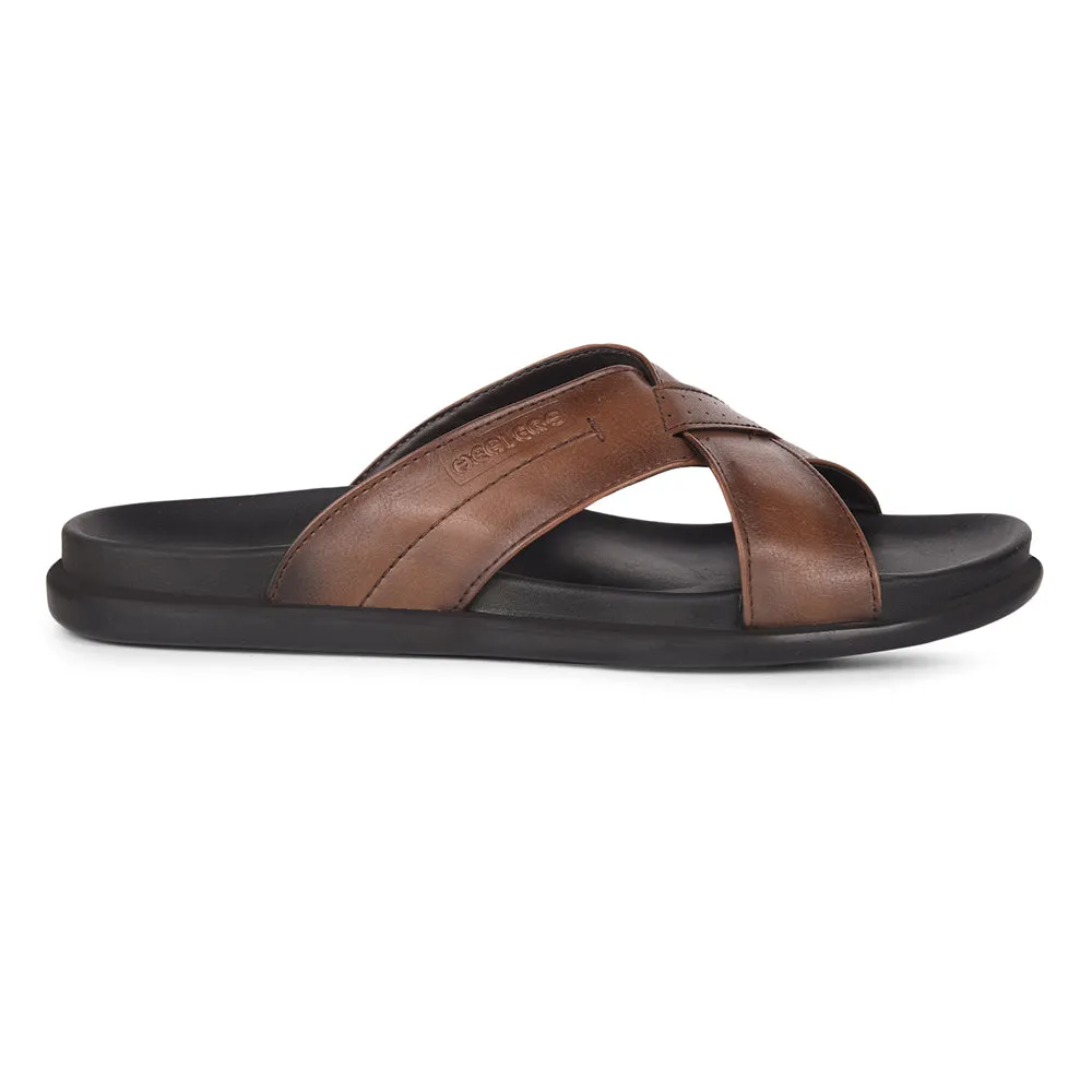 Berk Slippers Healers Casual Tan Slippers For Men LEEKS-2 By Liberty