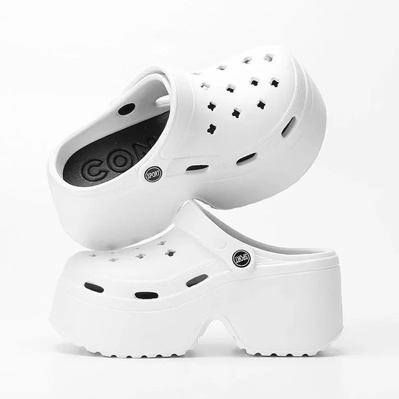 Tazz Slippers Sand Lucyever Chunky Platform Clogs Sandals for Women Summer Stylish Non Slip Beach Slippers with Thick Bottom Comfort