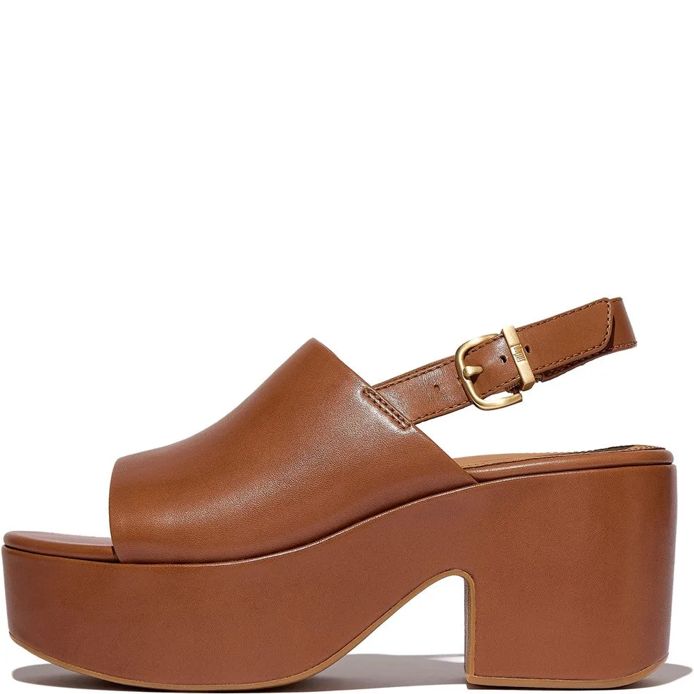 Fitflop Platfforms Heeled Backstrap Sandal Comfy Open-toe Shoes Foam Comfort