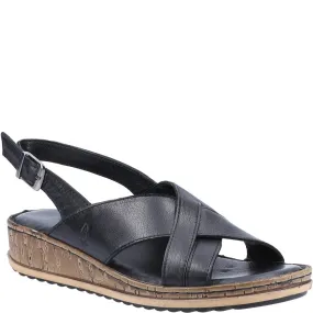Soft Hug Perfect for Travel Hush Puppies Elena Cross Over Wedge Sandal