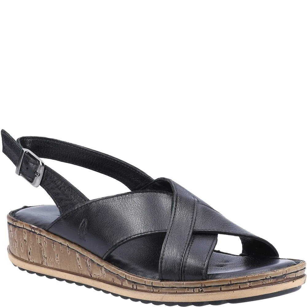 Soft Hug Perfect for Travel Hush Puppies Elena Cross Over Wedge Sandal