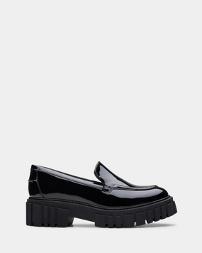 Page Loafer Black Patent Rock Path Dribble Step