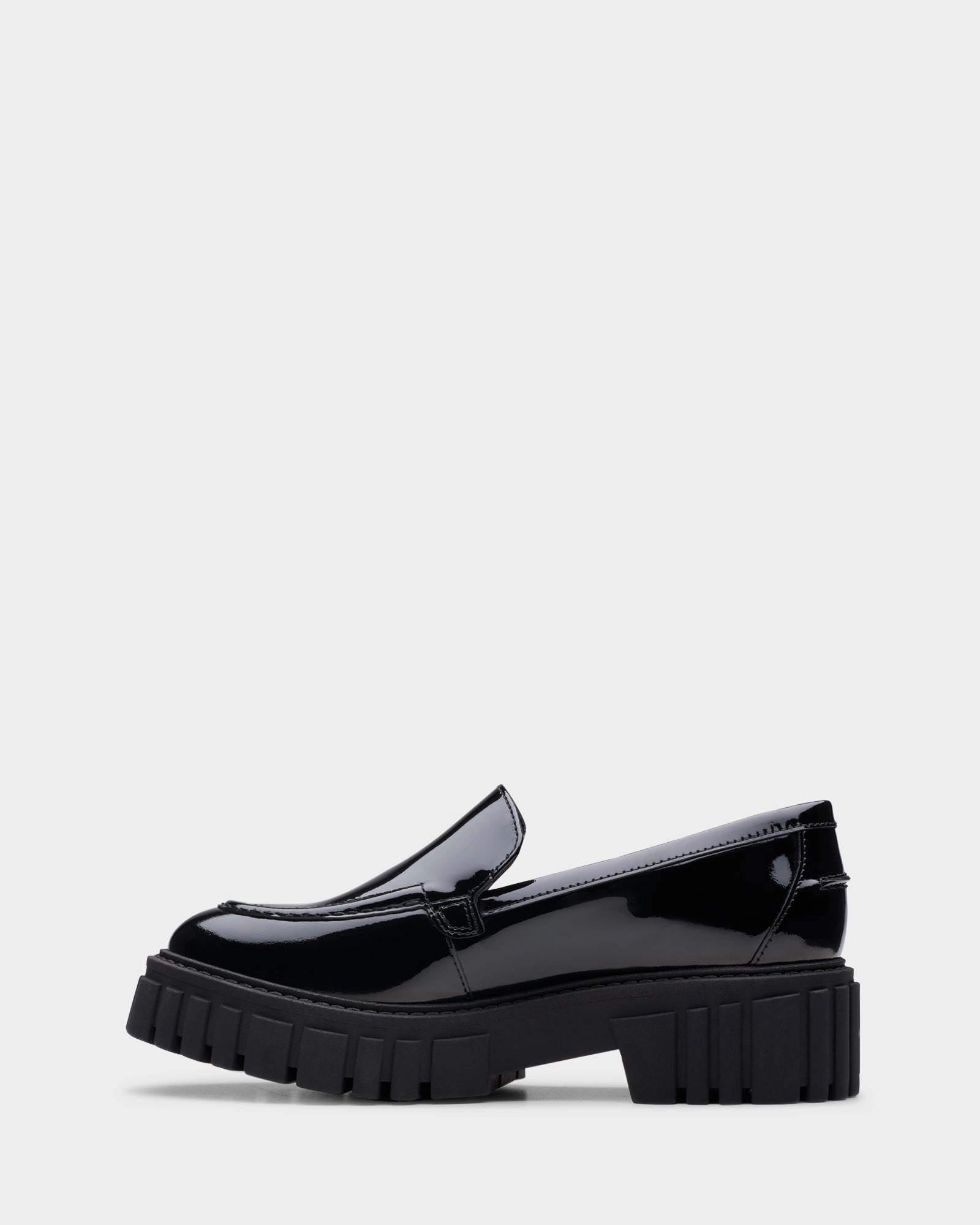 Page Loafer Black Patent Flexible Slip Grip