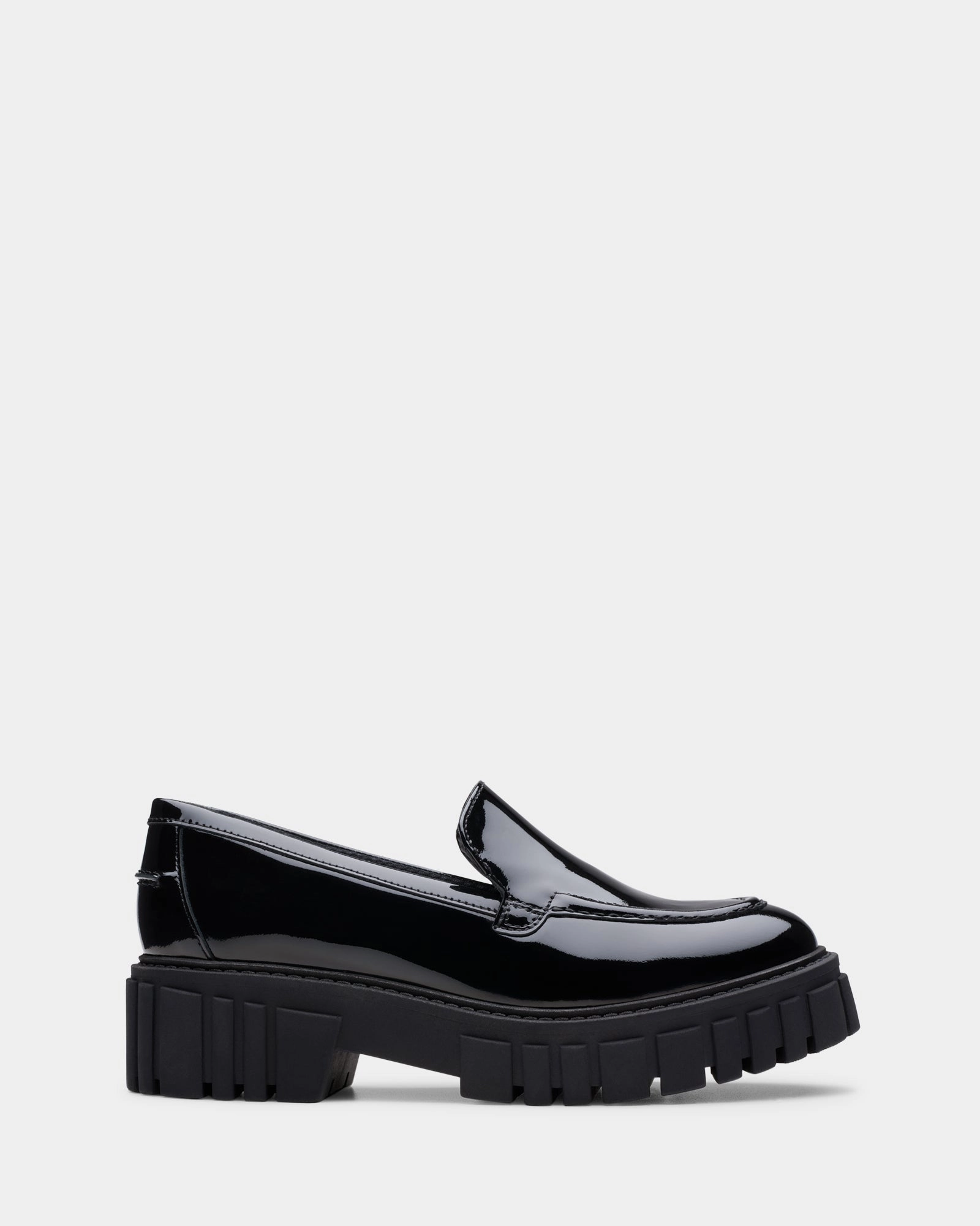 Page Loafer Black Patent Rock Path Dribble Step